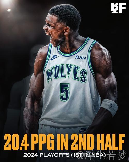 爱德华兹28+5戈贝尔21+18，森林狼大胜篮网